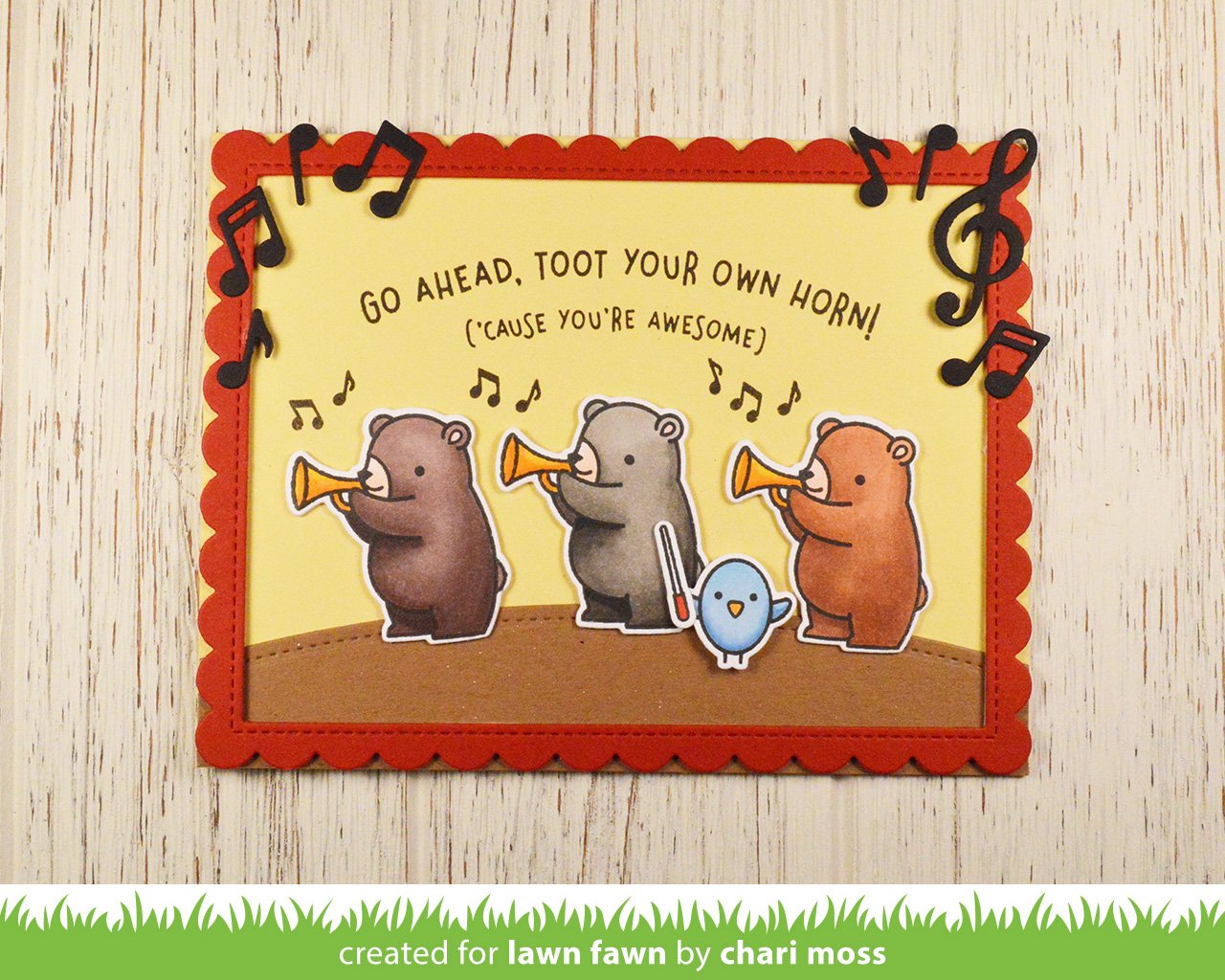 Lawn Fawn - Stitched Scalloped Rectangle Frames