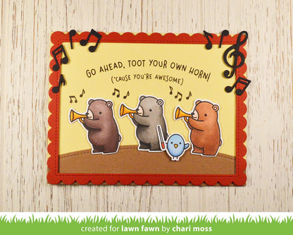 Lawn Fawn - Stitched Scalloped Rectangle Frames