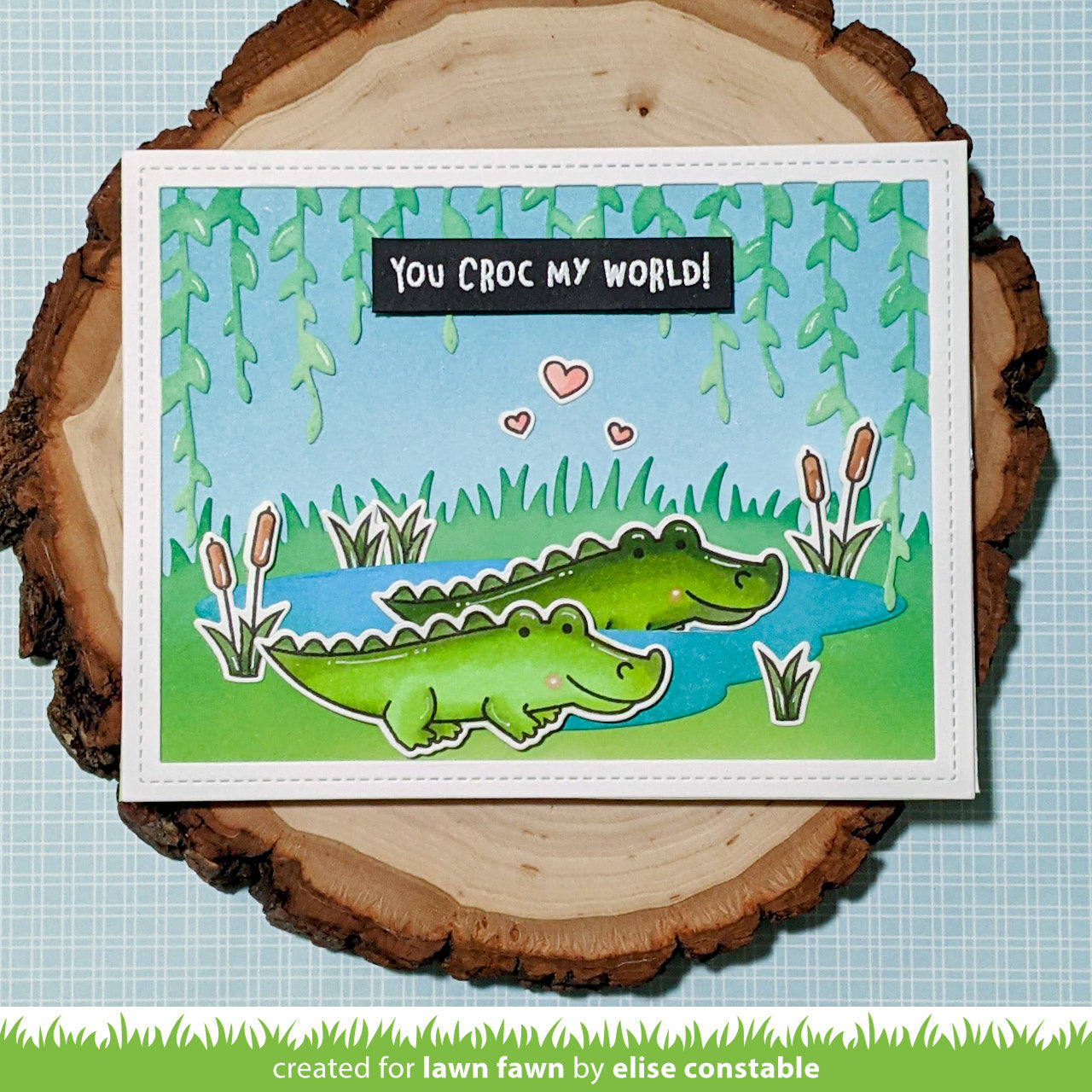 Lawn Fawn - Croc My World