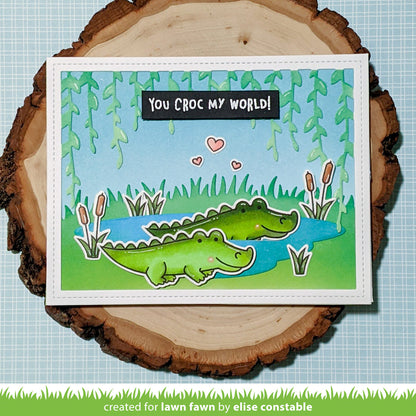 Lawn Fawn - Croc My World