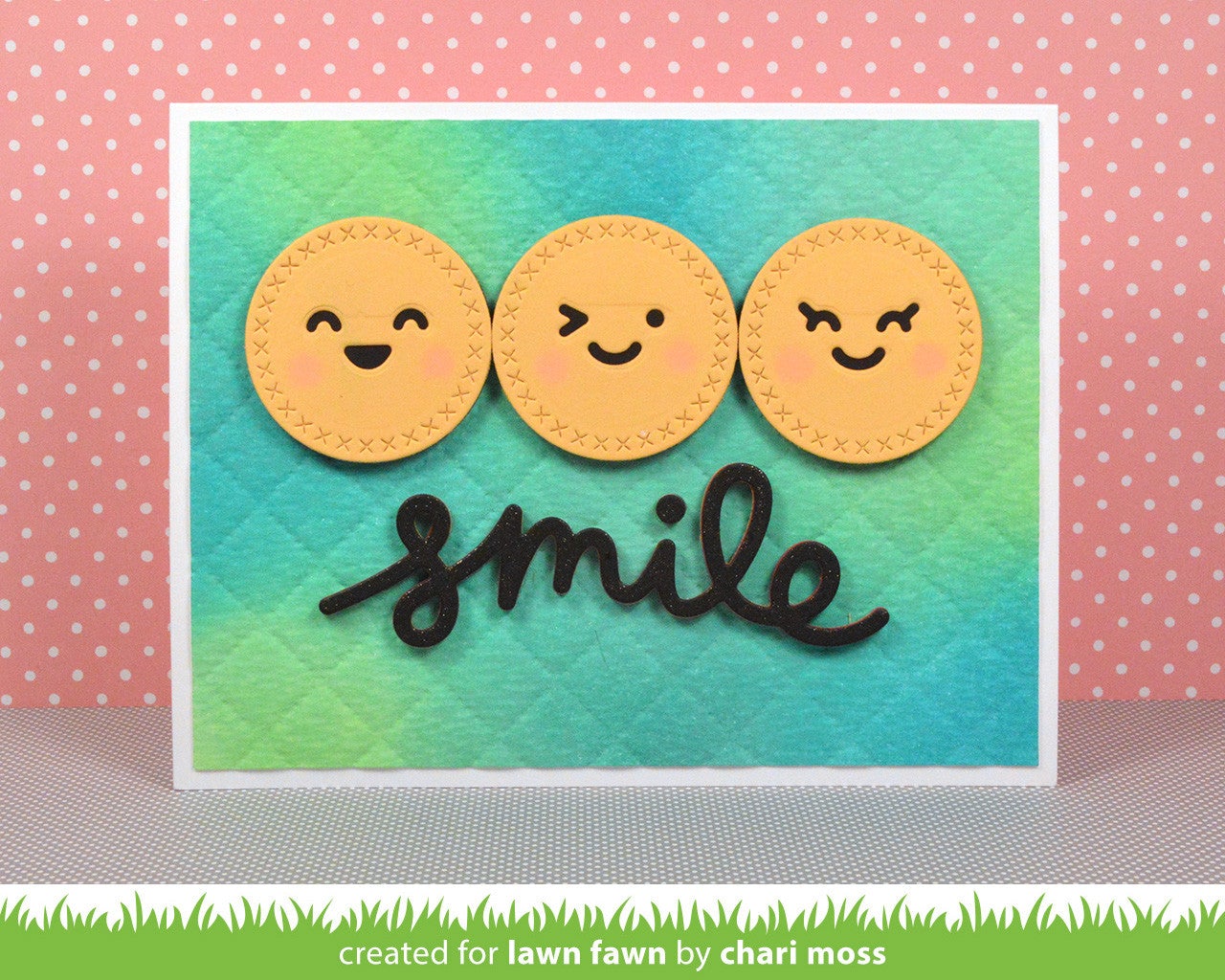 Lawn Fawn - Small Cross-Stitched Circle Stackables