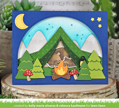 Lawn Fawn - Forest Backdrop