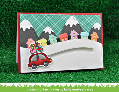 Lawn Fawn - Little Town Border