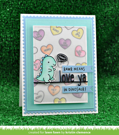 Lawn Fawn - Love Ya Line Border