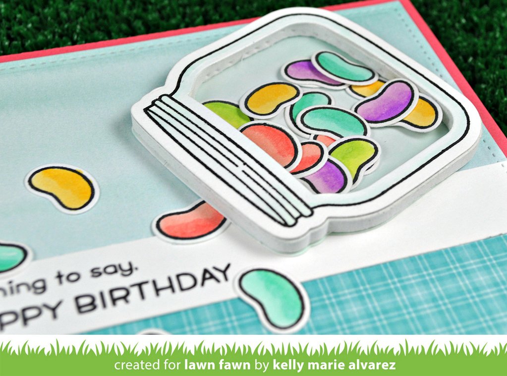 Lawn Fawn - How You Bean? Shaker Add-On