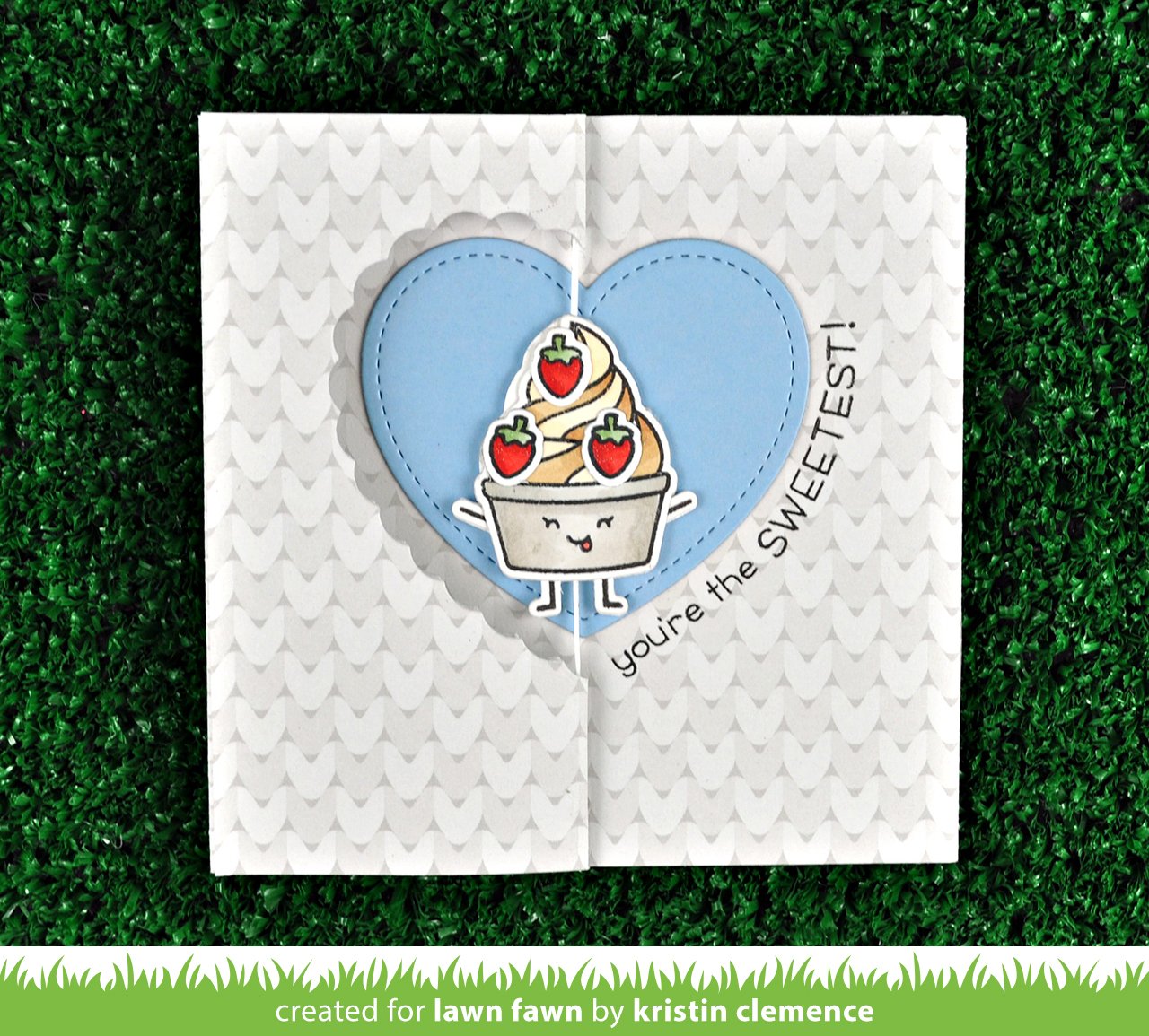 Lawn Fawn - Outside In Stitched Heart Stackables