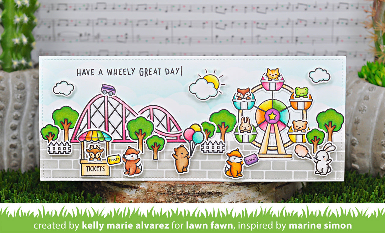 Lawn Fawn - Coaster Critters Flip-Flop