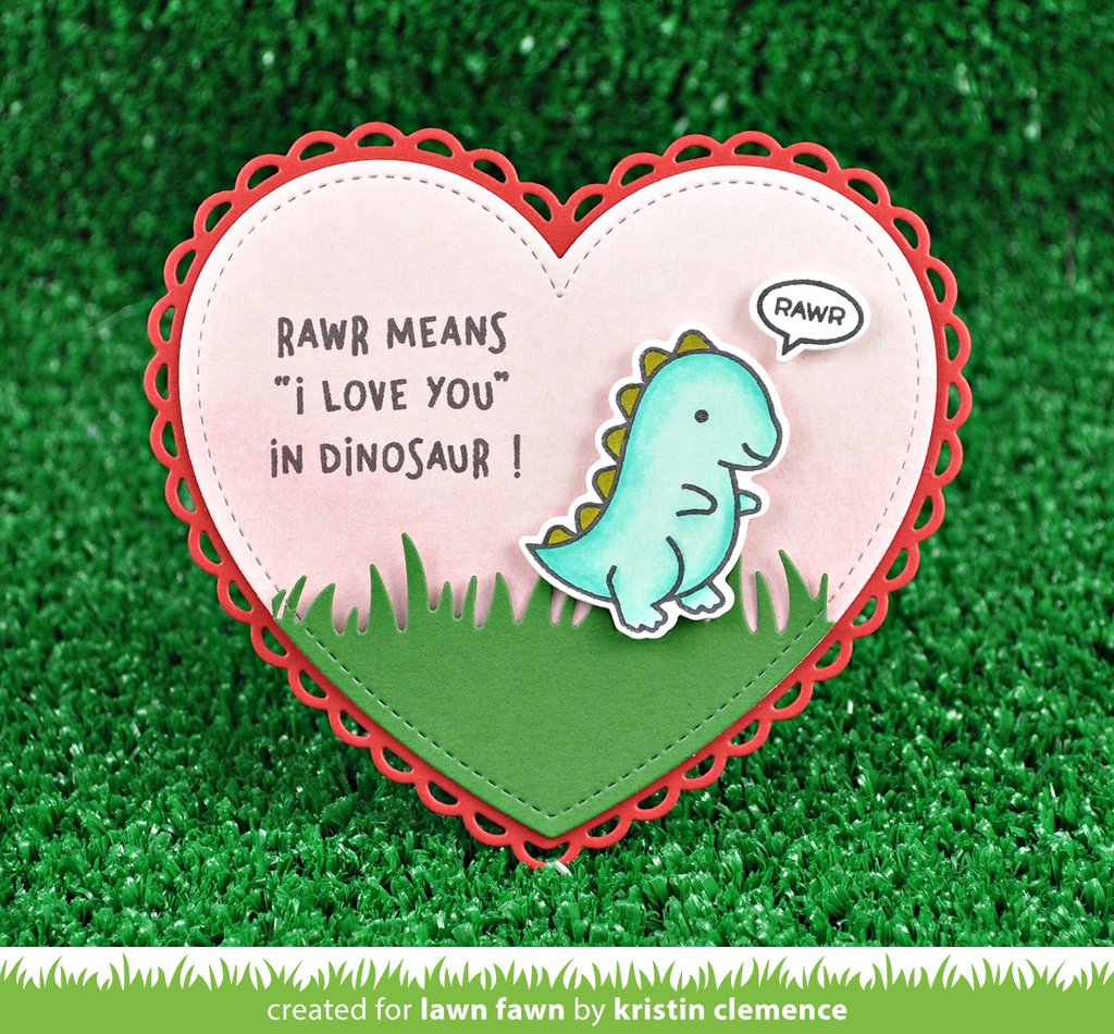 Lawn Fawn - Lacy Heart Stackables