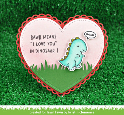 Lawn Fawn - Outside In Stitched Heart Stackables