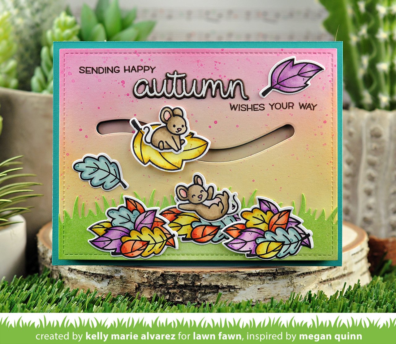 Lawn Fawn - Scripty Autumn Sentiments