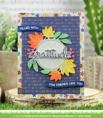 Lawn Fawn - Magic Iris Fall Leaves Add-On