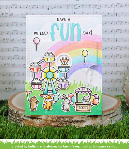 Lawn Fawn - Reveal Wheel Wheely Great Day Add-On