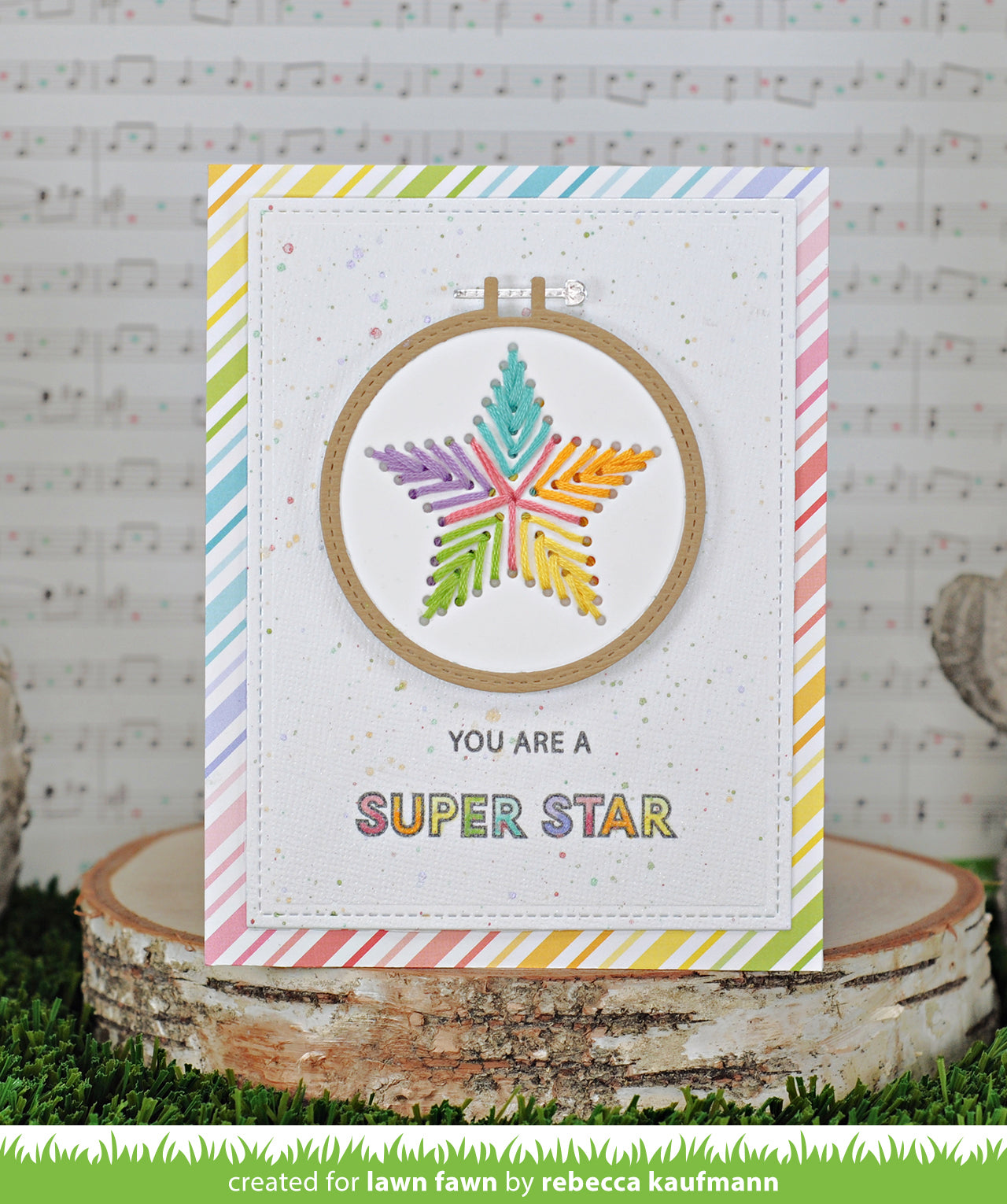 Lawn Fawn - Embroidery Hoop Star Add-On