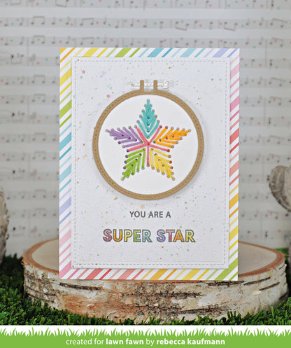 Lawn Fawn - Embroidery Hoop Star Add-On