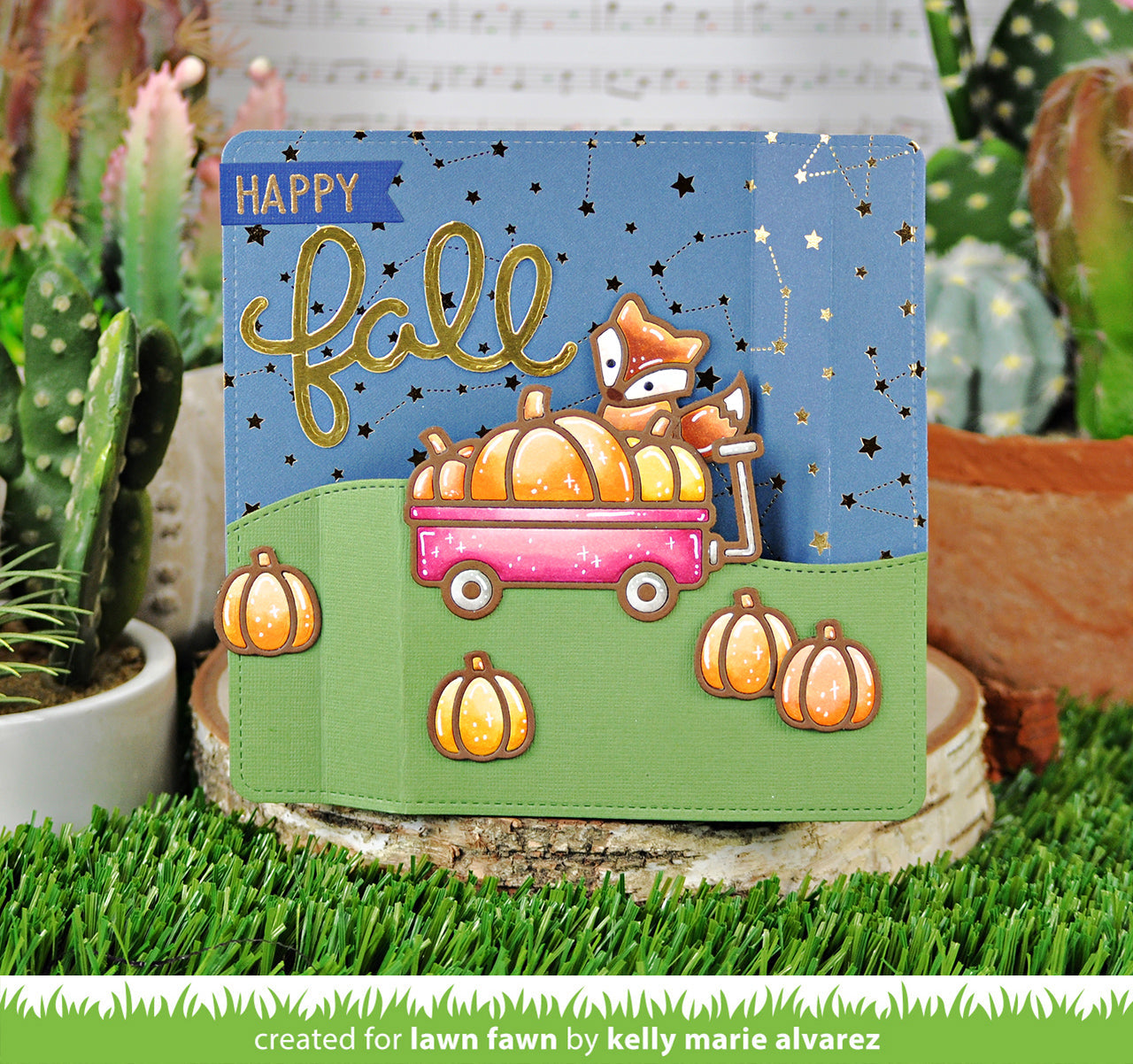 Lawn Fawn - Pumpkin Wagon