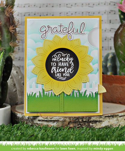 Lawn Fawn - Magic Iris Sunflower Add-On
