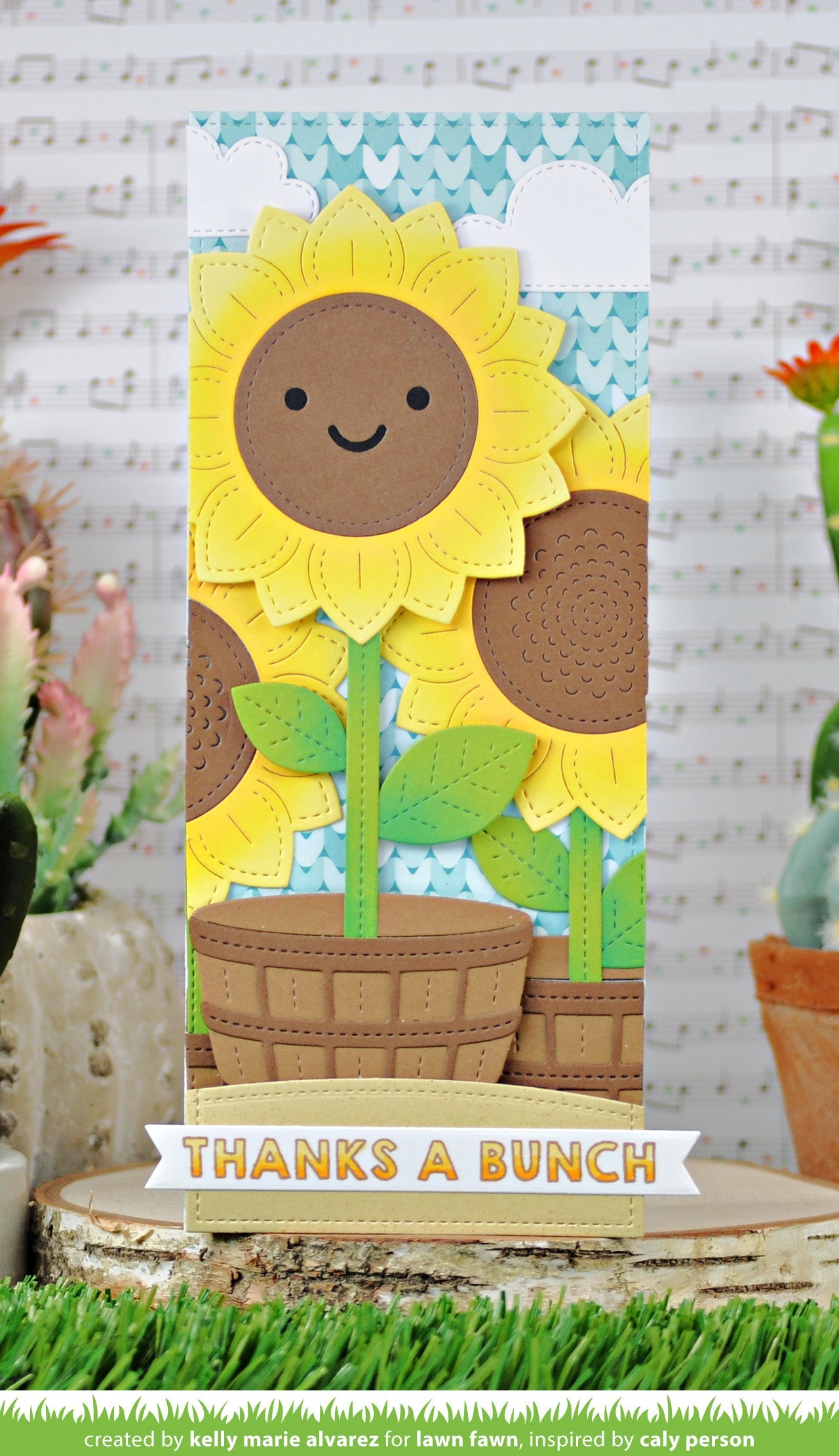 Lawn Fawn - Magic Iris Sunflower Add-On