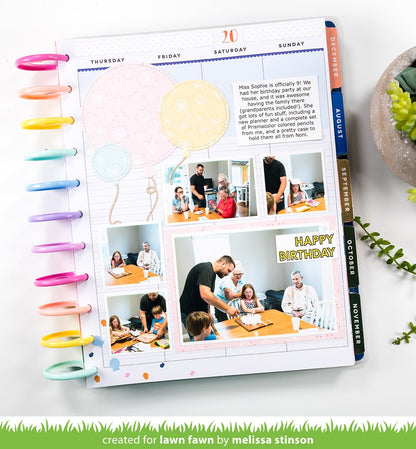 Lawn Fawn - Offset Sayings: Birthday