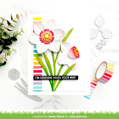 Lawn Fawn - Vertical Rainbow Stripes Washi Tape