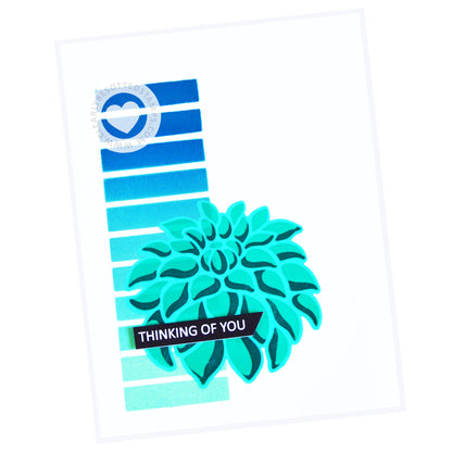 Clearly Besotted - Darling Dahlia Stencil