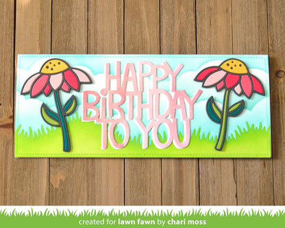 Lawn Fawn - Giant Happy Birthday To You