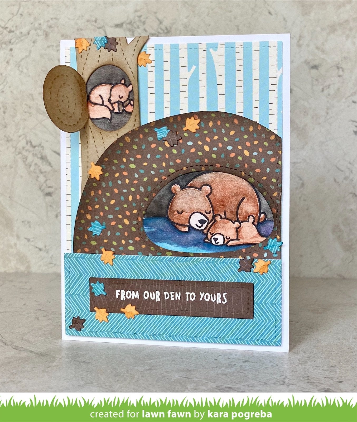 Lawn Fawn - Lift The Flap Tree Backdrop