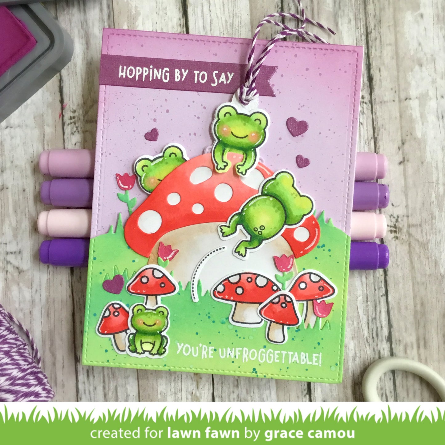 Lawn Fawn - Don't Worry, Be Hoppy