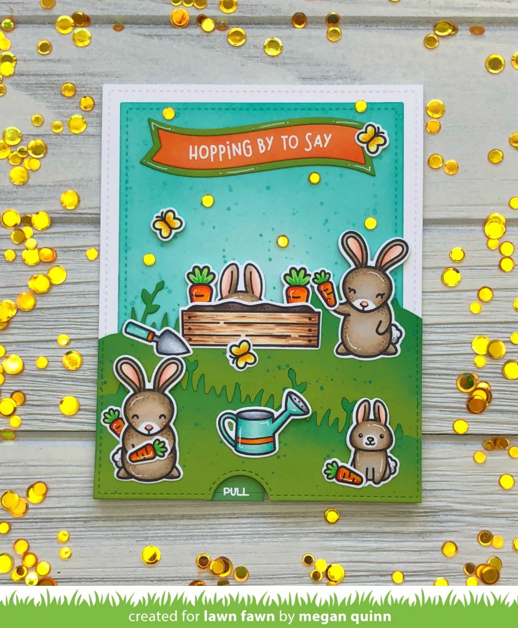 Lawn Fawn - Don't Worry, Be Hoppy