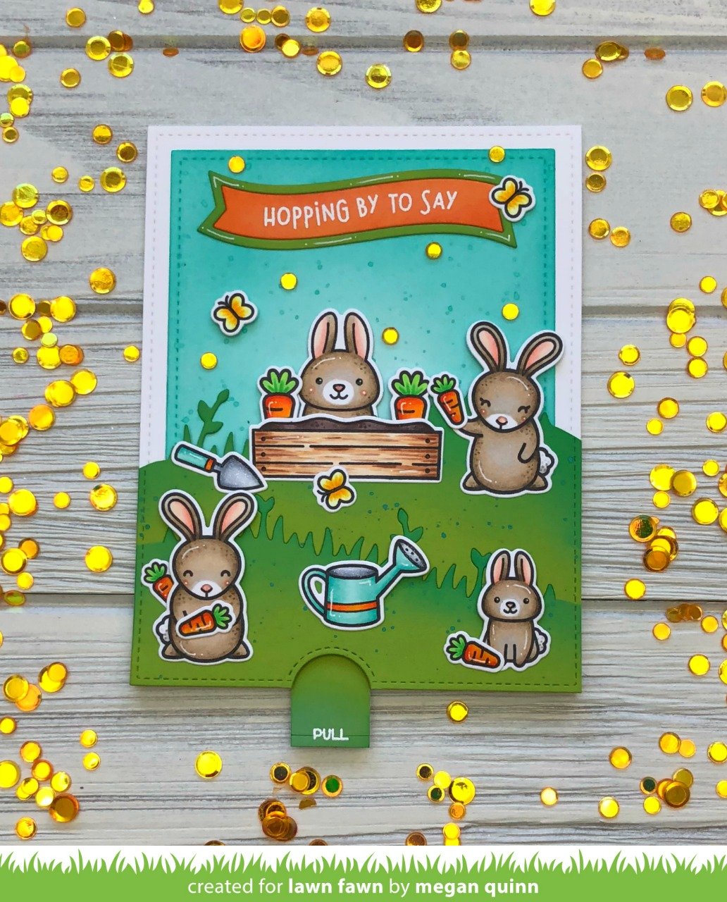 Lawn Fawn - Don't Worry, Be Hoppy