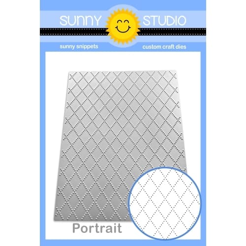 Sunny Studio - Dotted Diamond Portrait Die