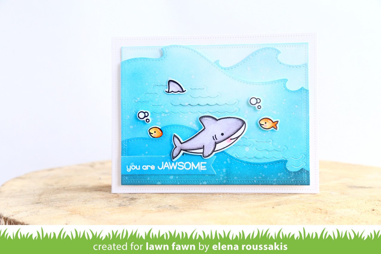 Lawn Fawn - Ocean Wave Accents