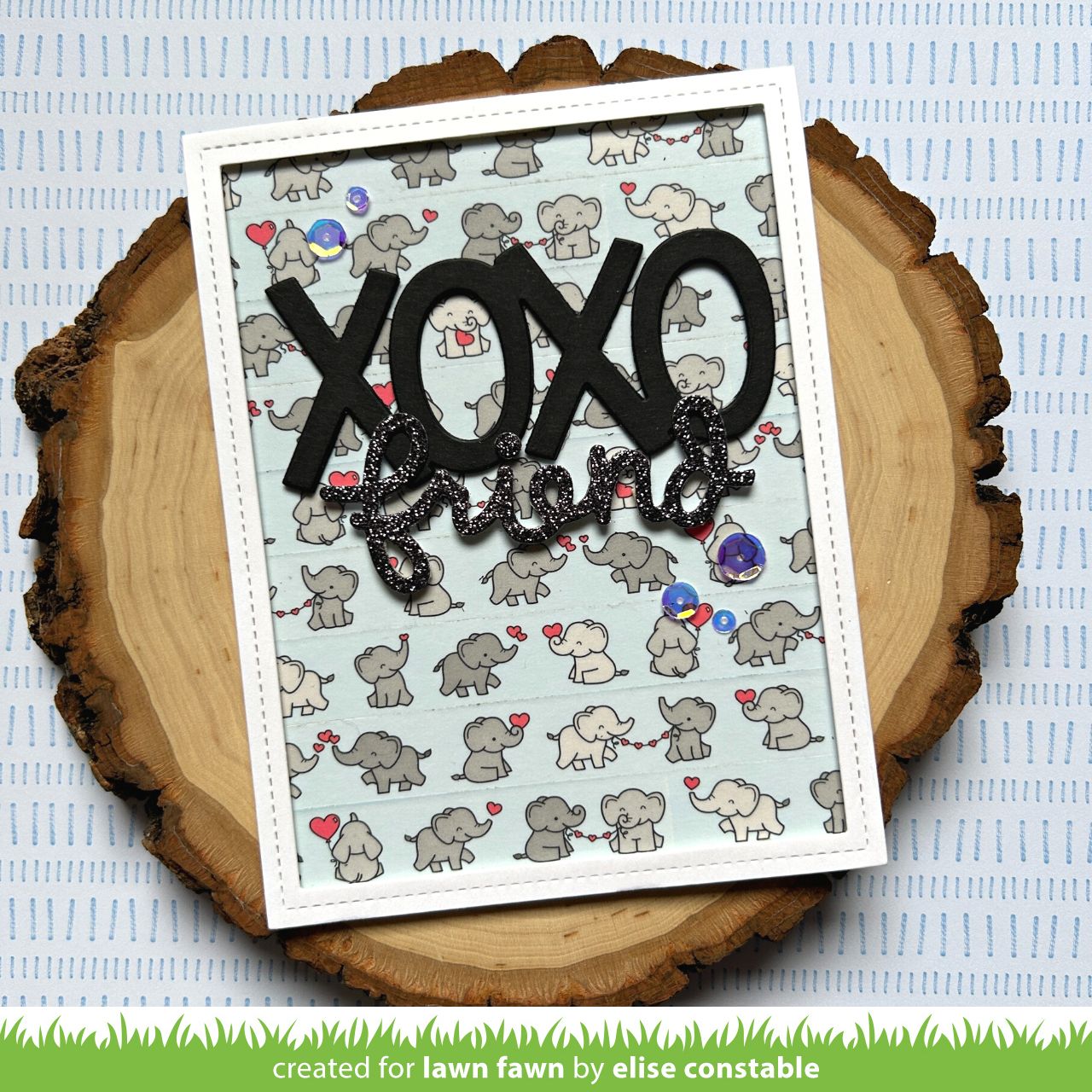 Lawn Fawn - Elephant Parade Washi Tape