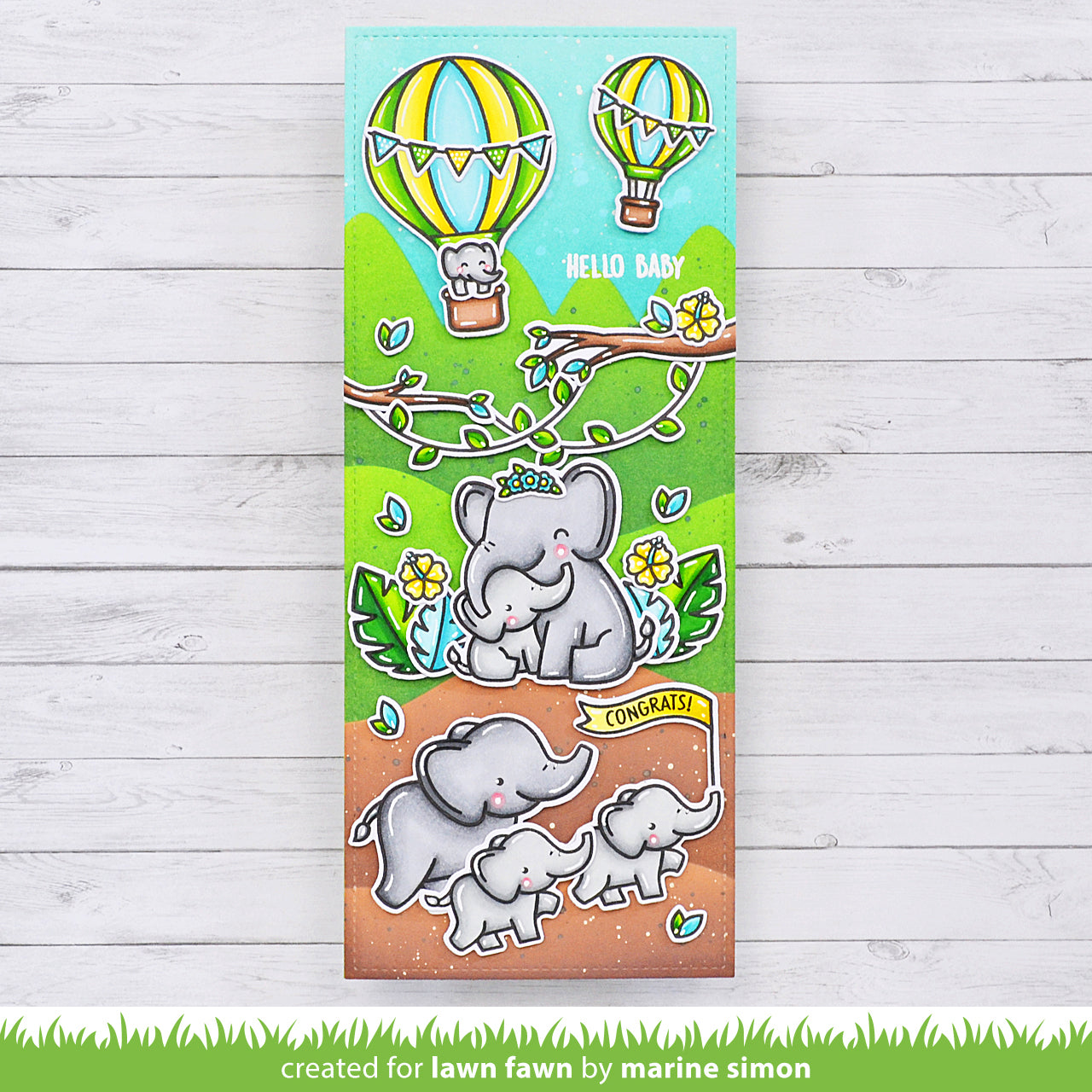 Lawn Fawn - Elephant Parade