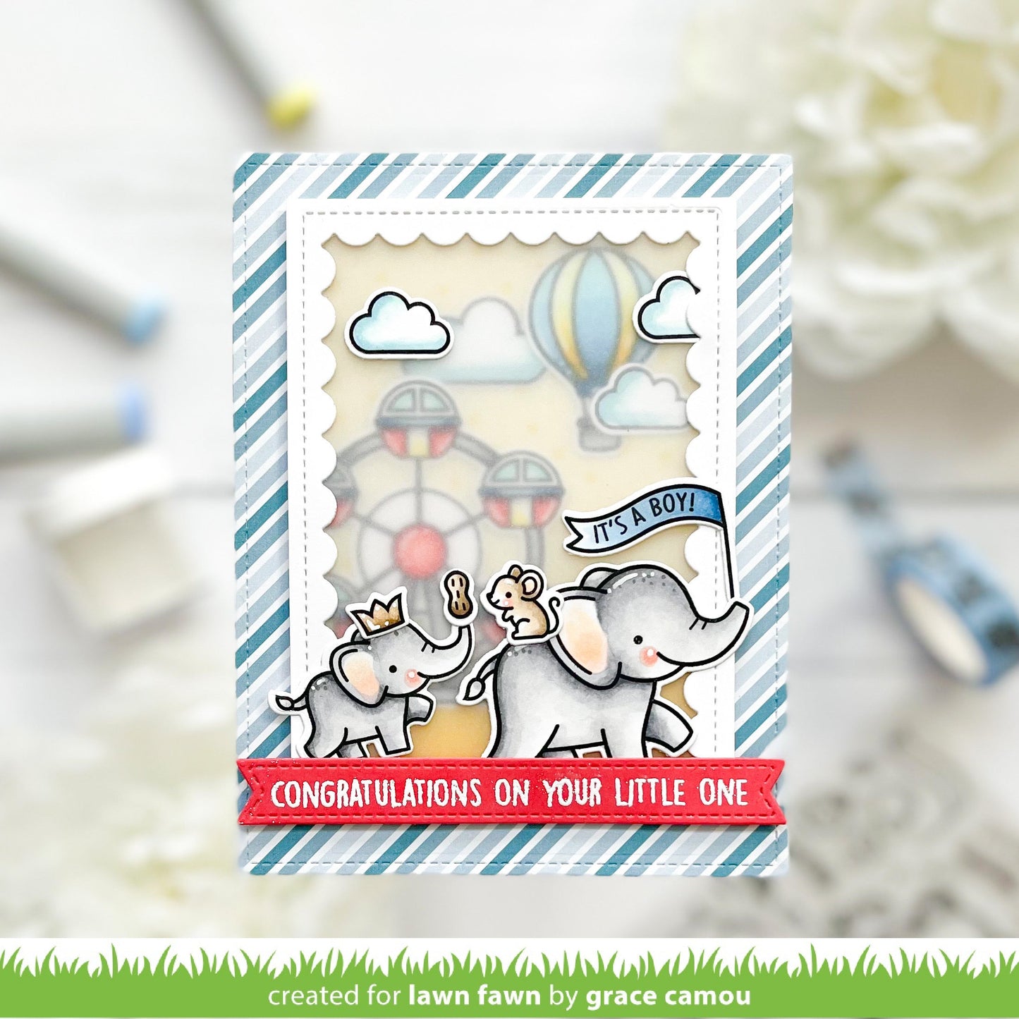 Lawn Fawn - Wheely Great Day