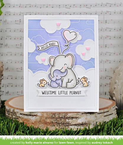 Lawn Fawn - Cloud Background Hot Foil Plate