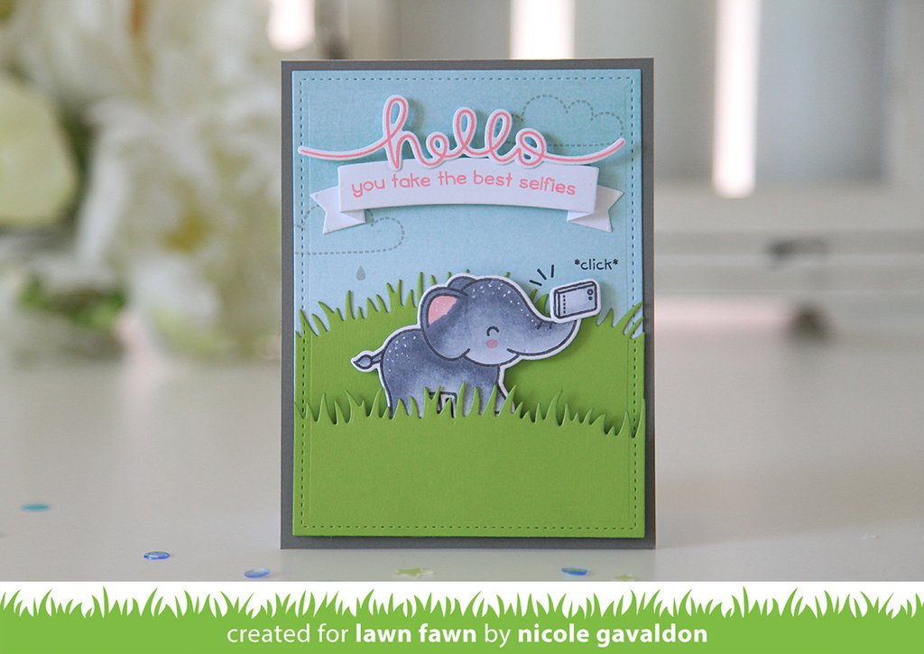 Lawn Fawn - Large Stitched Rectangle Stackables