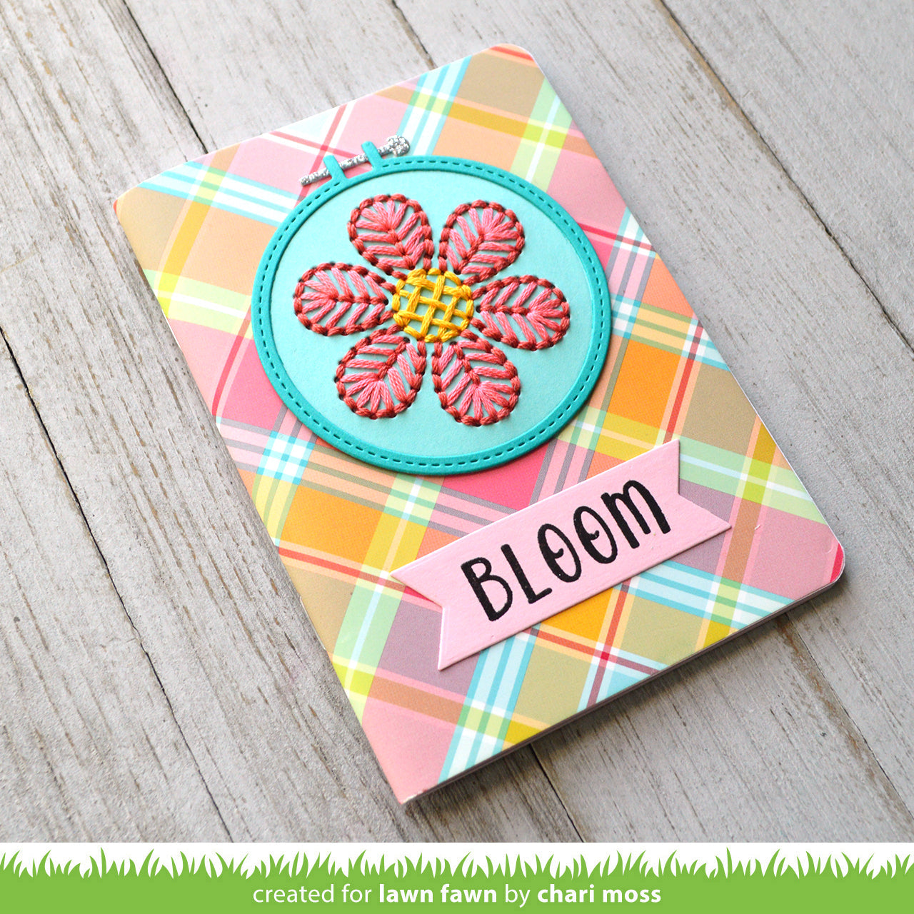 Lawn Fawn - Embroidery Hoop Flower Add-On
