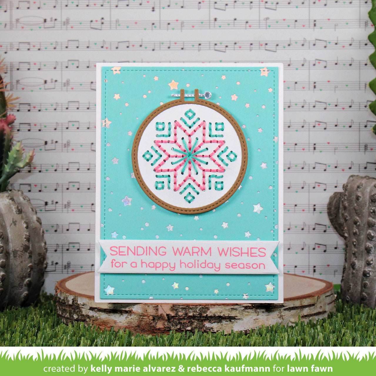 Lawn Fawn - Starry Sky Background Hot Foil Plate