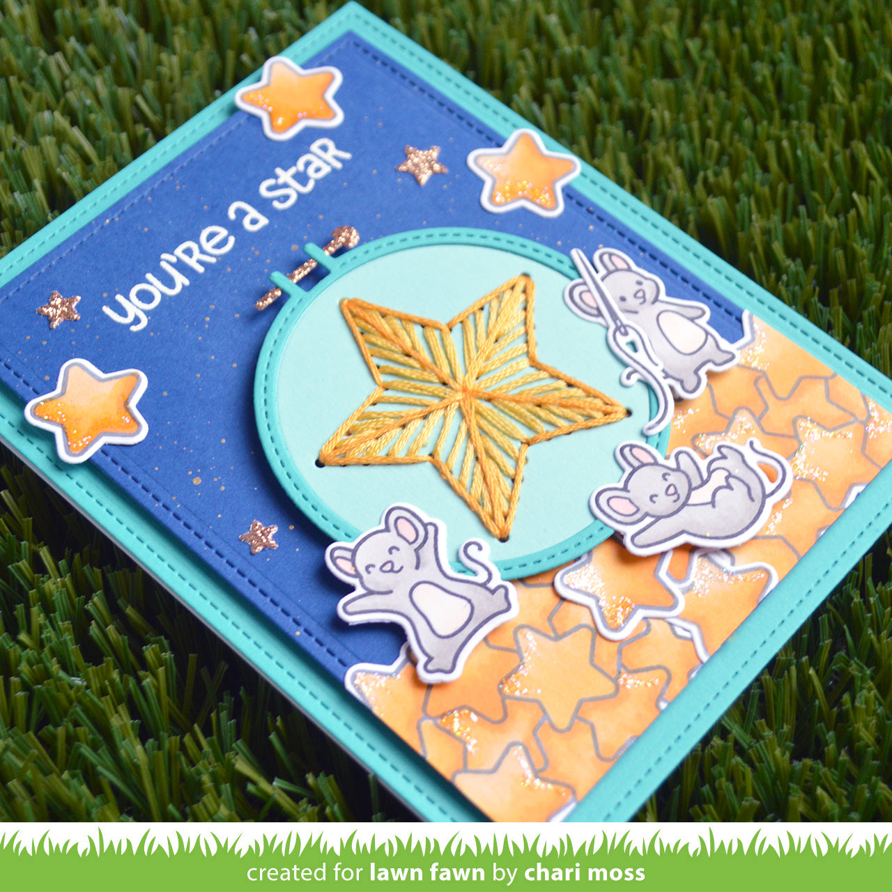 Lawn Fawn - Embroidery Hoop Star Add-On