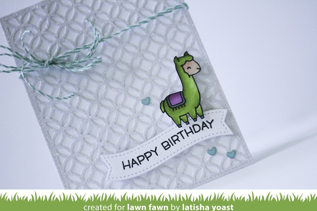 Lawn Fawn - Fancy Lattice Backdrop