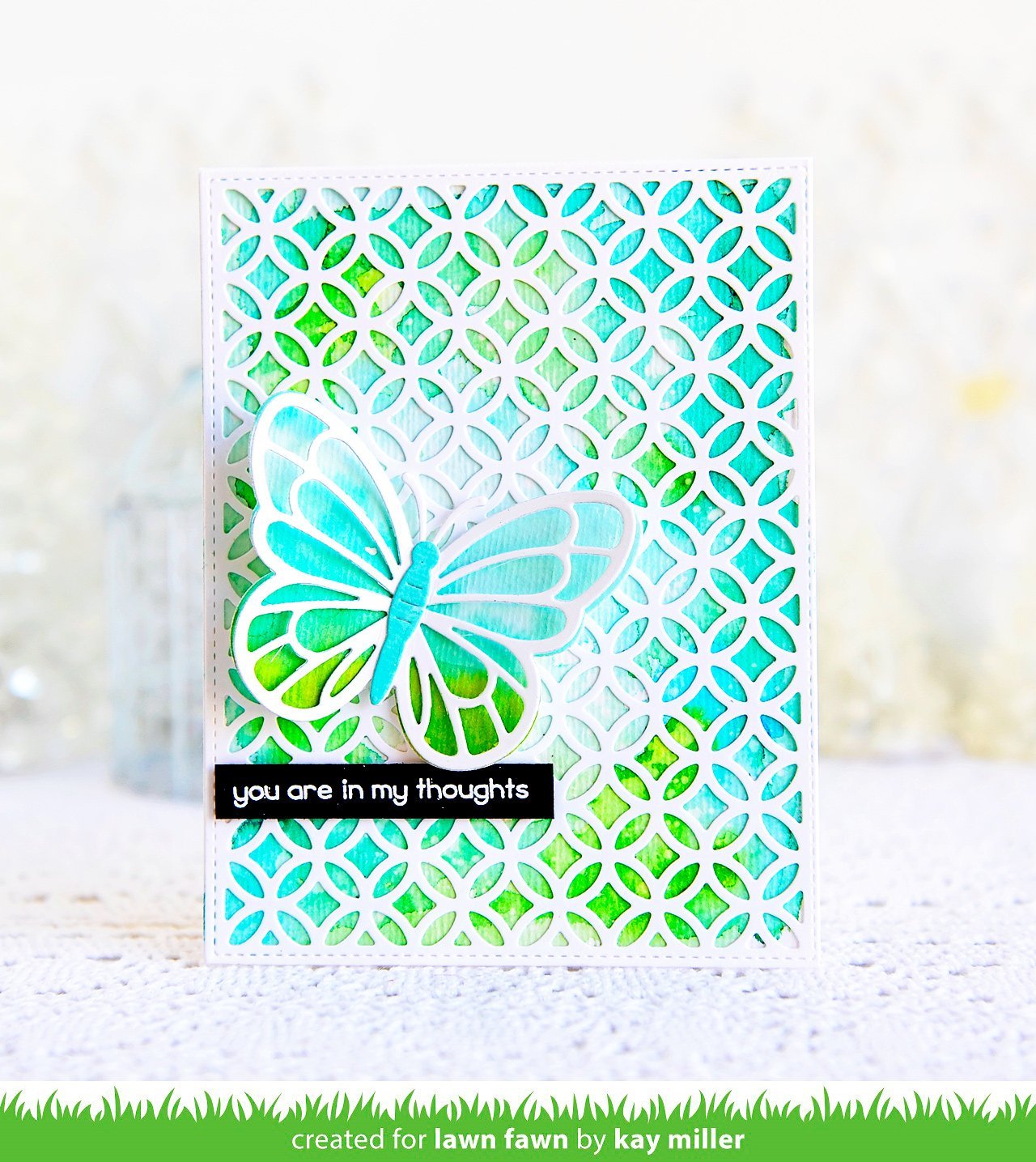 Lawn Fawn - Fancy Lattice Backdrop