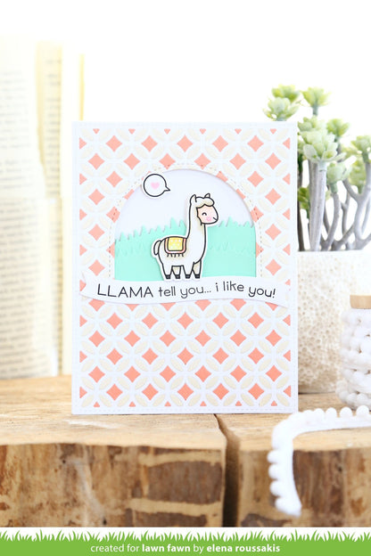 Lawn Fawn - Fancy Lattice Backdrop