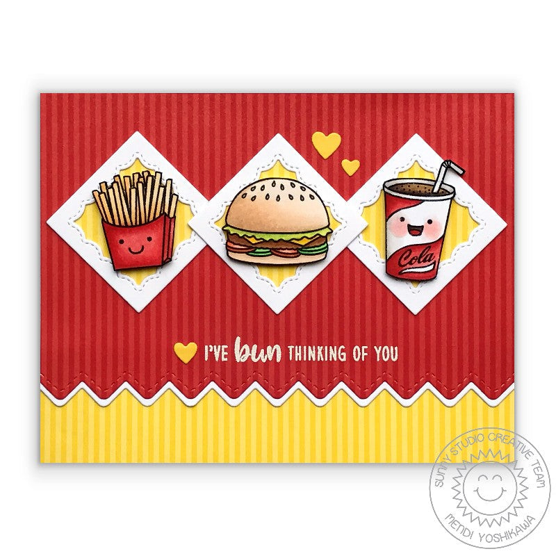 Sunny Studio - Striped Silly Paper Pad 6x6"