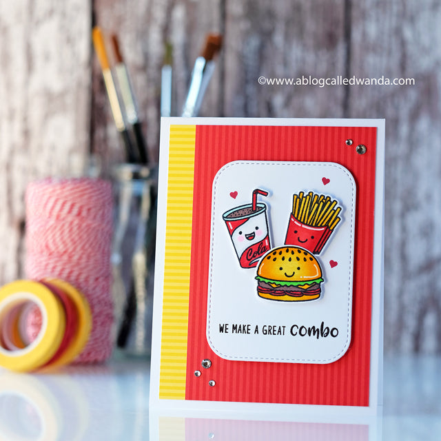 Sunny Studio - Striped Silly Paper Pad 6x6"