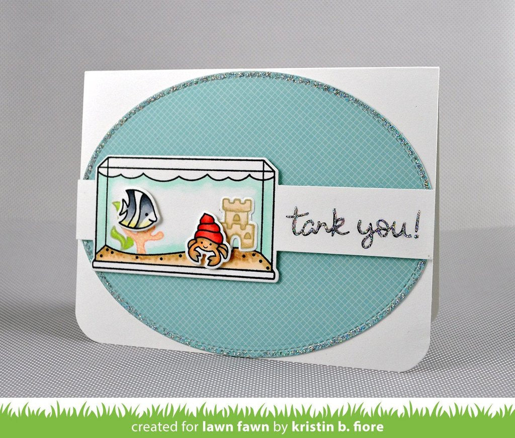 Lawn Fawn - Large Stitched Oval Stackables