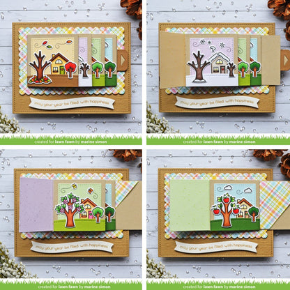 Lawn Fawn - Tree Before 'n Afters