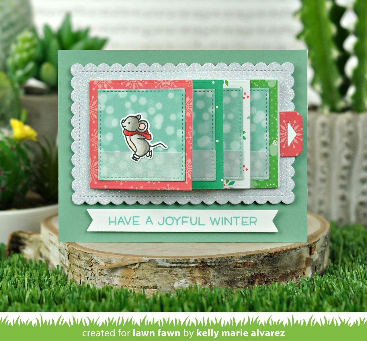 Lawn Fawn - Flippin' Awesome Add-On