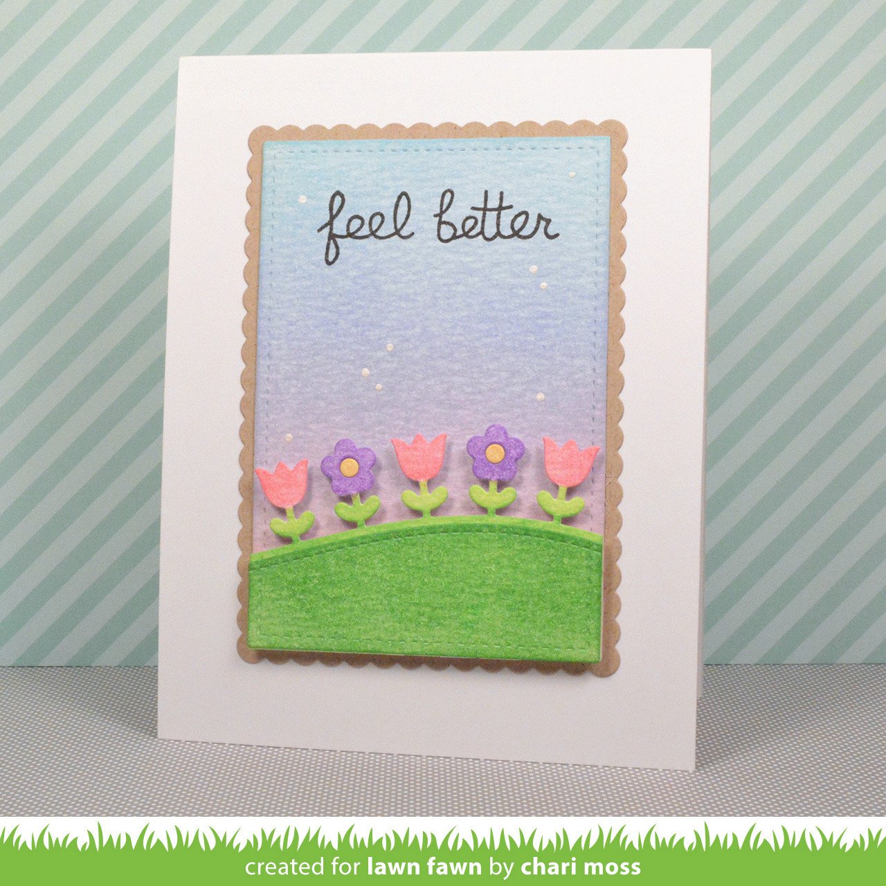Lawn Fawn - Flower Border