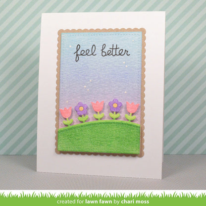 Lawn Fawn - Flower Border