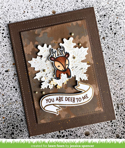 Lawn Fawn - Small Stitched Leaves